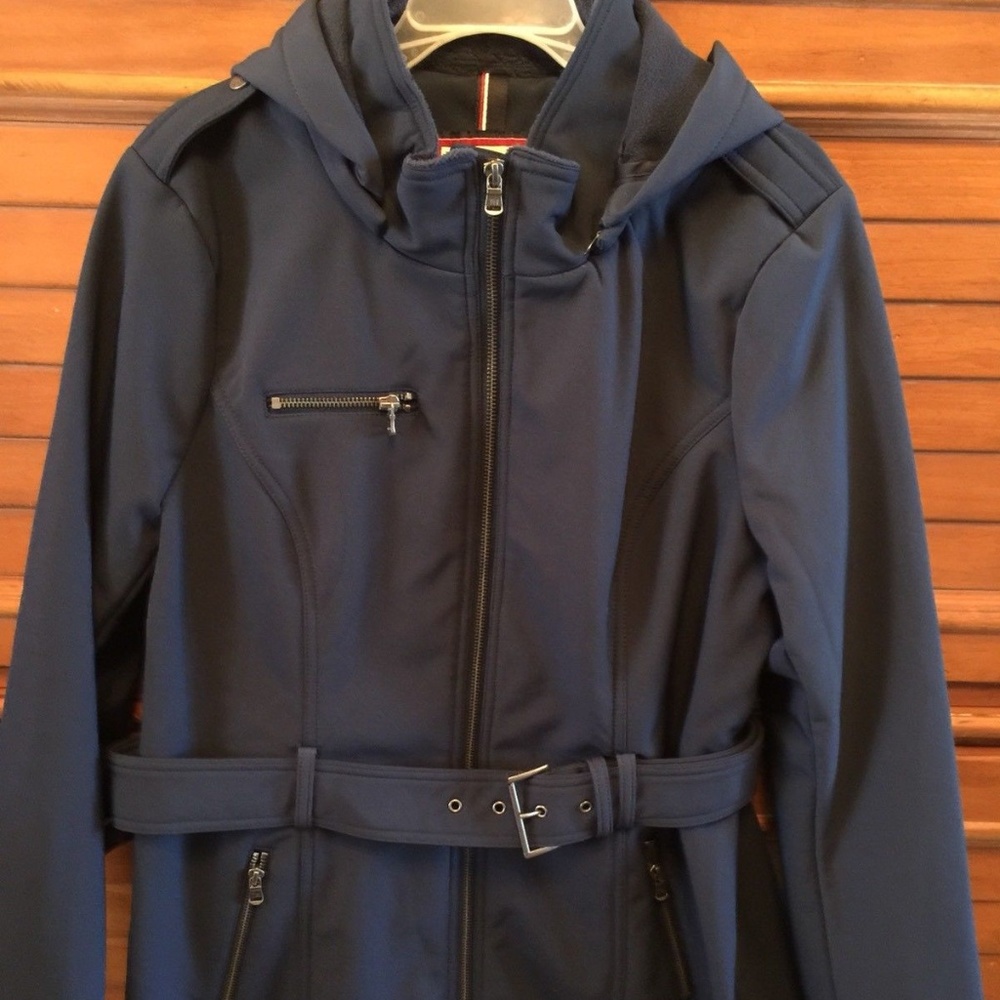 Tommy Hilfiger Soft Shell Rain Coat Jacket Trench